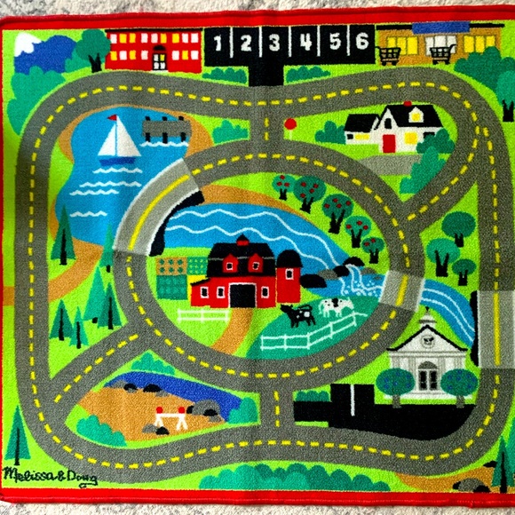 Melissa & Doug Around the town rug - Picture 4 of 4